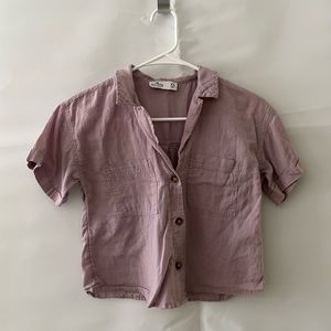 Hollister Button Up Top